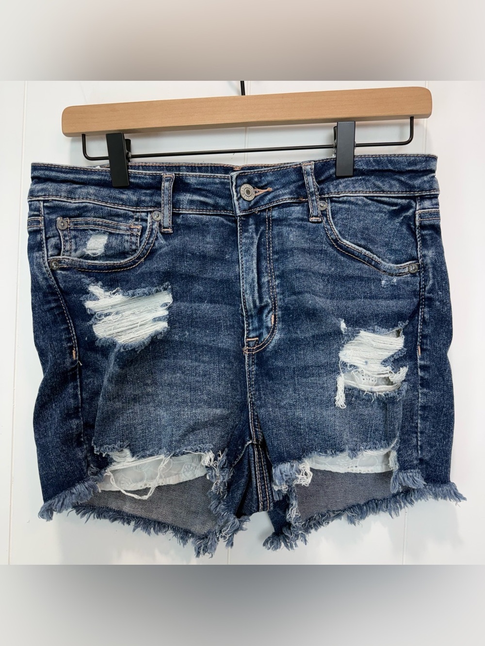 NWT American Eagle Next Level Stretch High V-Rise Shortie Shorts Size 10